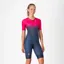 Castelli Core Women's Short Sleeve Tri Suit - Belgian Blue/Bright Rose