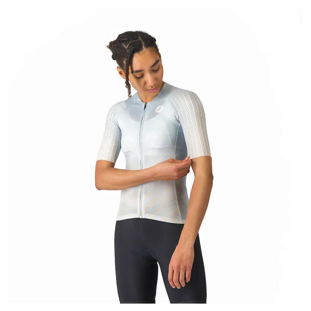 uPRISE Bikes Castelli Free Speed 3 Women's Race Top - Winter Sky/Silver Moon | Price match, 365 day returns, 18-Month Warranty, Finance Available & Free UK Delivery