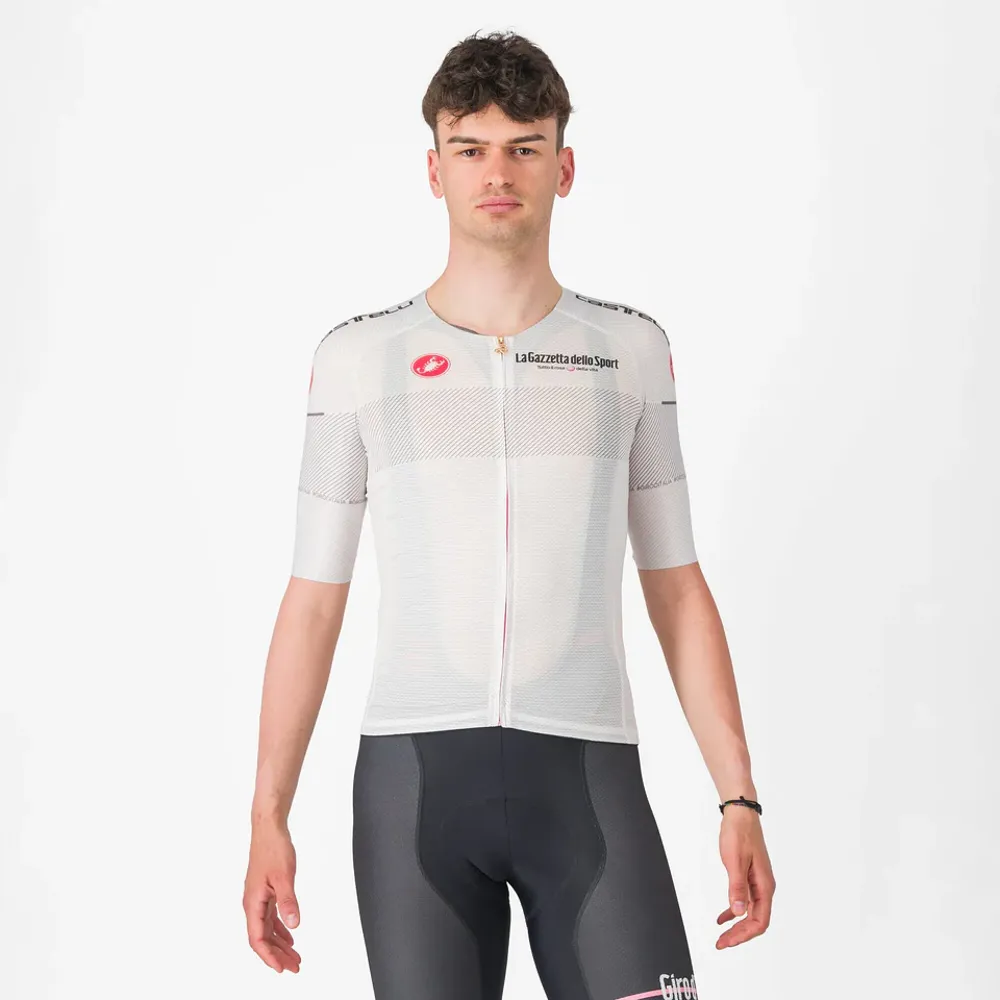 uPRISE Bikes Castelli Giro107 Race Men's Short Sleeve Jersey - Bianco | Price match, 365 day return s, 18-Month Warranty, Finance Available & Free UK Delivery