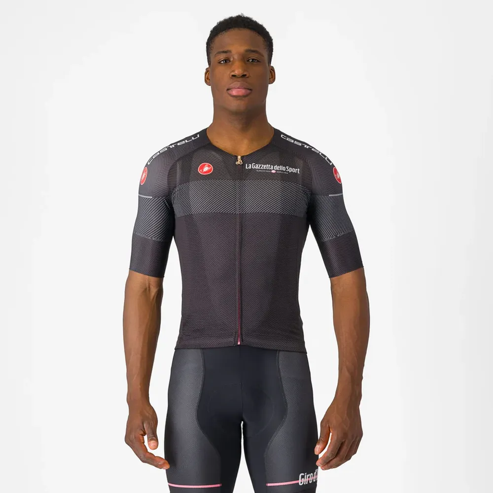 uPRISE Bikes Castelli Giro107 Race Men's Short Sleeve Jersey - Nero | Price match, 365 day return s, 18-Month Warranty, Finance Available & Free UK Delivery