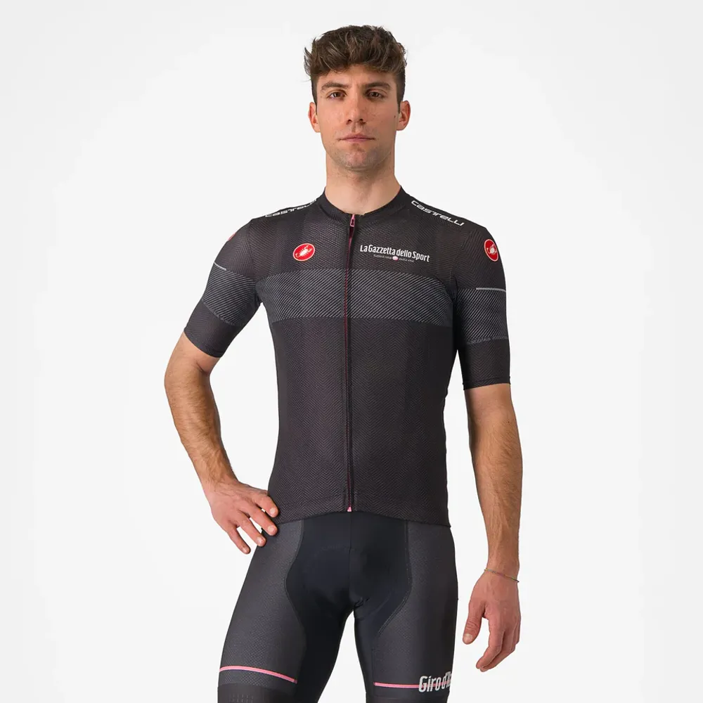 uPRISE Bikes Castelli Giro107 Classification Men's Short Sleeve Jersey - Nero | Price match, 365 day return s, 18-Month Warranty, Finance Available & Free UK Delivery
