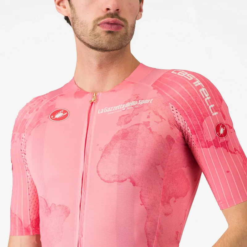 Castelli Giro108 Race 8S Men's Short Sleeve Jersey - Rosa Giro-2