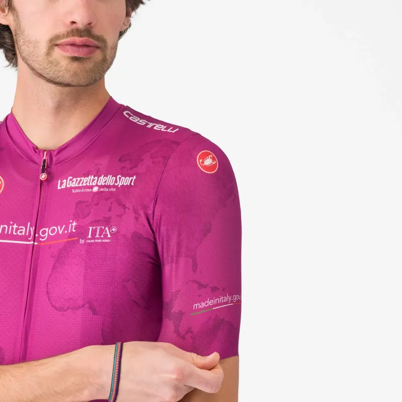 Castelli Giro108 Competizione 3 Men's Short Sleeve Jersey - Ciclamino-3