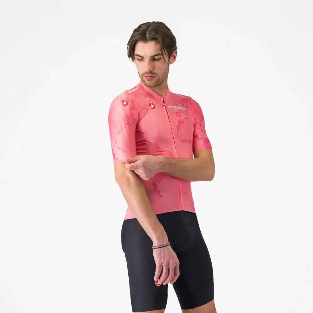 uPRISE Bikes Castelli Giro108 Competizione 3 Men's Short Sleeve Jersey - Rosa Giro | Price match, 365 day return s, 18-Month Warranty, Finance Available & Free UK Delivery