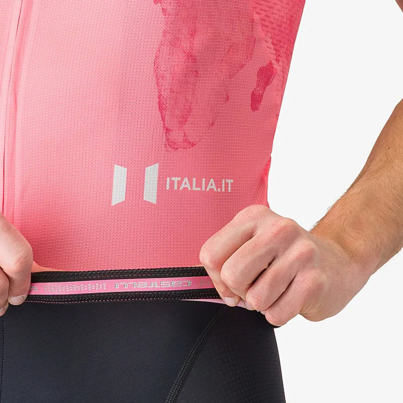 Castelli Giro108 Competizione 3 Men's Short Sleeve Jersey - Rosa Giro-4