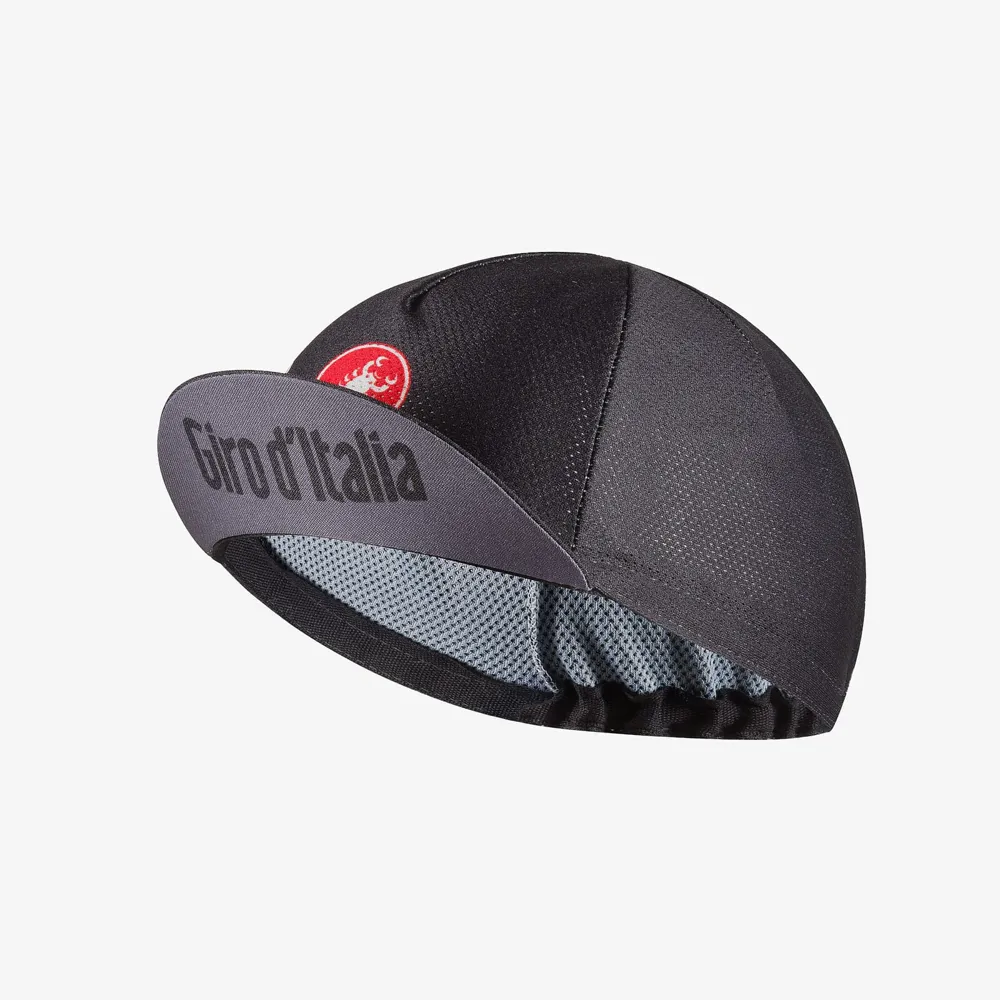uPRISE Bikes Castelli Giro D'Italia Cycling Cap - Nero | Price match, 365 day return s, 18-Month Warranty, Finance Available & Free UK Delivery