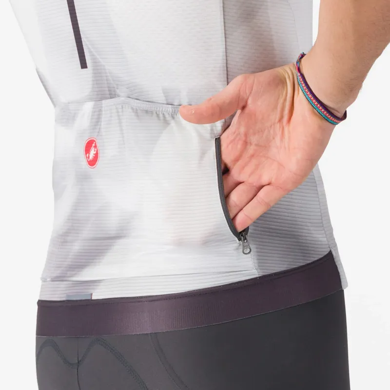 Castelli Giro Espresso Men's Short Sleeve Jersey - Grigio Multicolore-4