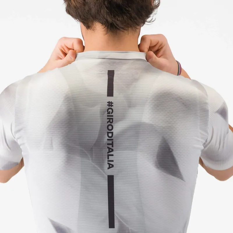 Castelli Giro Espresso Men's Short Sleeve Jersey - Grigio Multicolore-3