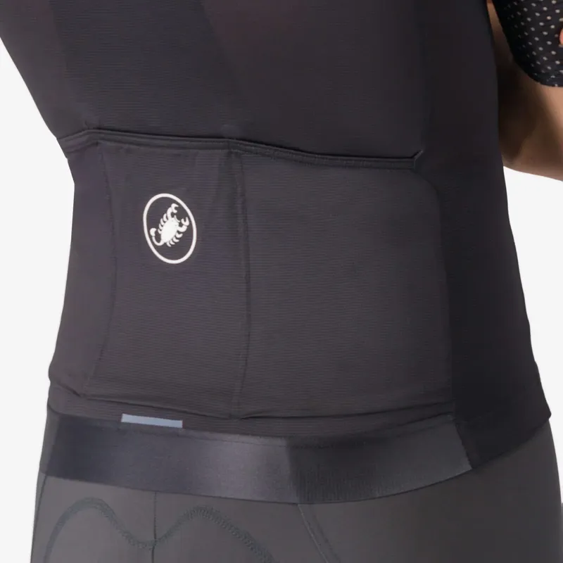 Castelli Vintage Maglia Nera 34 Men's Short Sleeve Jersey - Nero-4