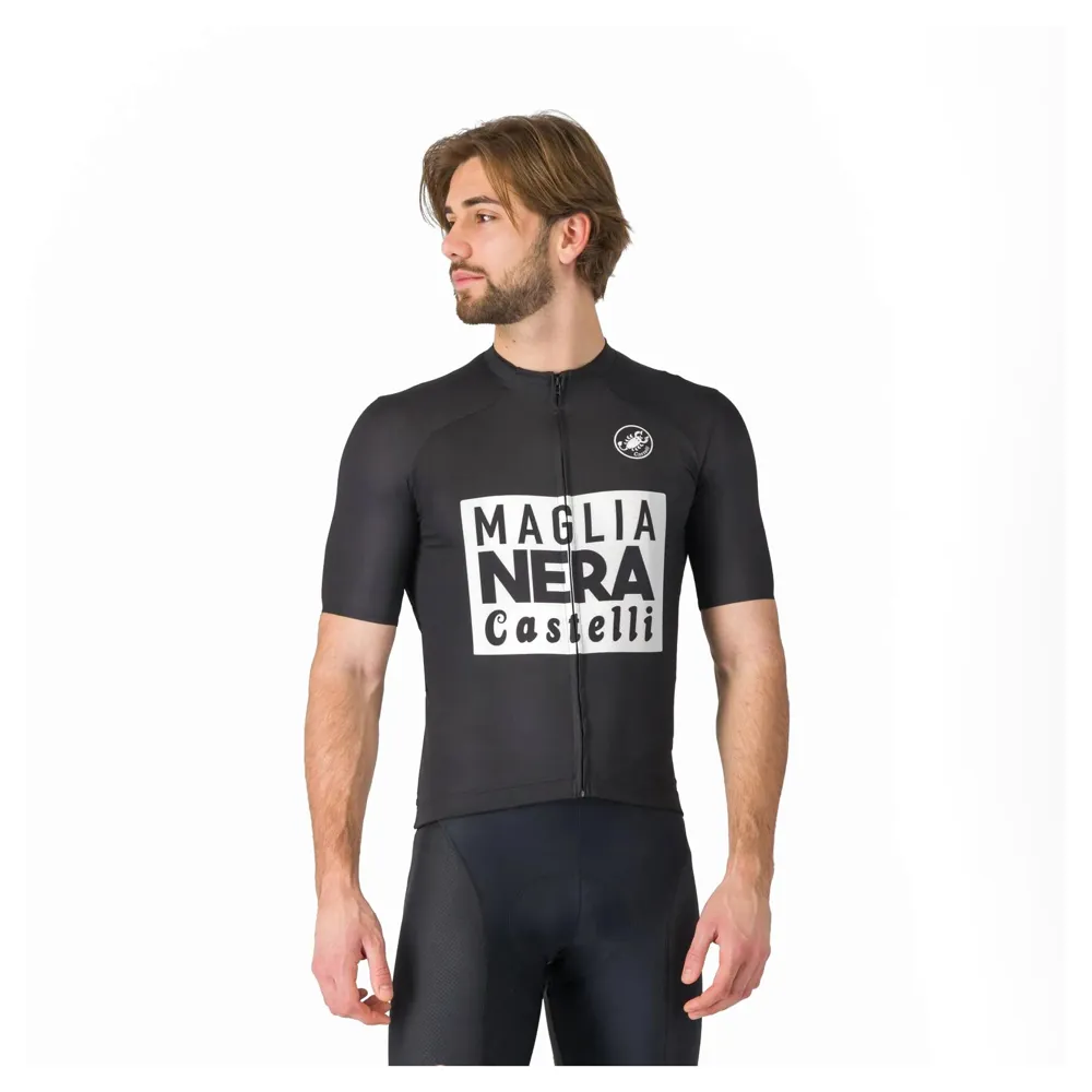 uPRISE Bikes Castelli Vintage Giro D'Italia Men's Short Sleeve Jersey - Nero | Price match, 365 day returns, 18-Month Warranty, Finance Available & Free UK Delivery