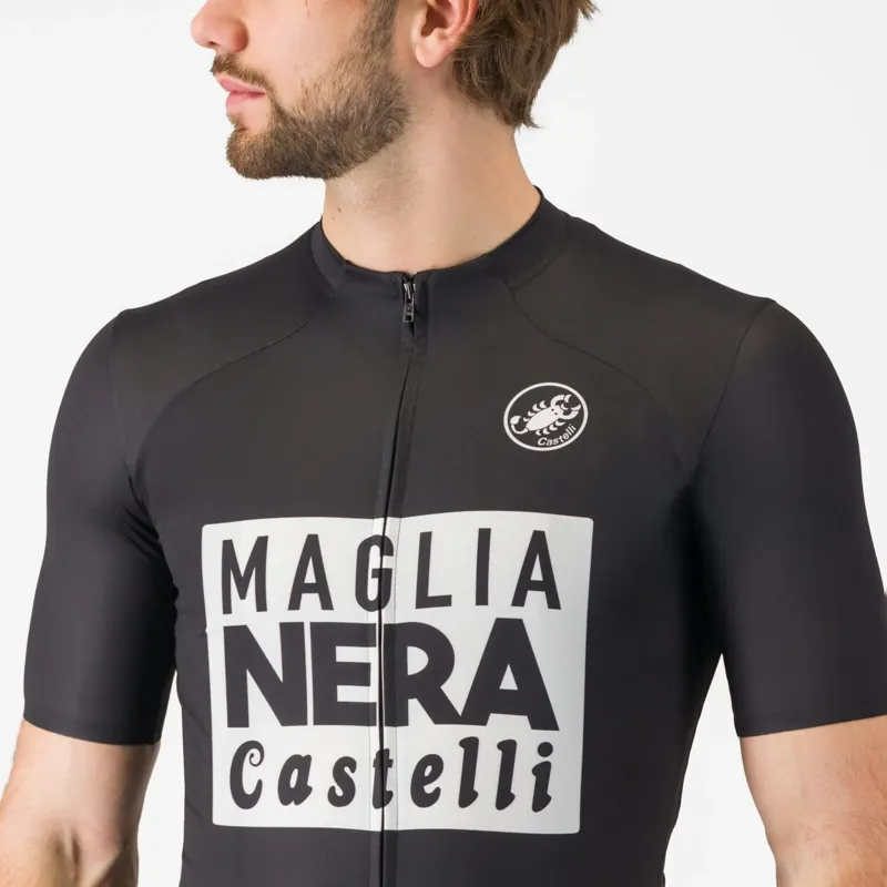 Castelli Vintage Giro D'Italia Men's Short Sleeve Jersey - Nero-2