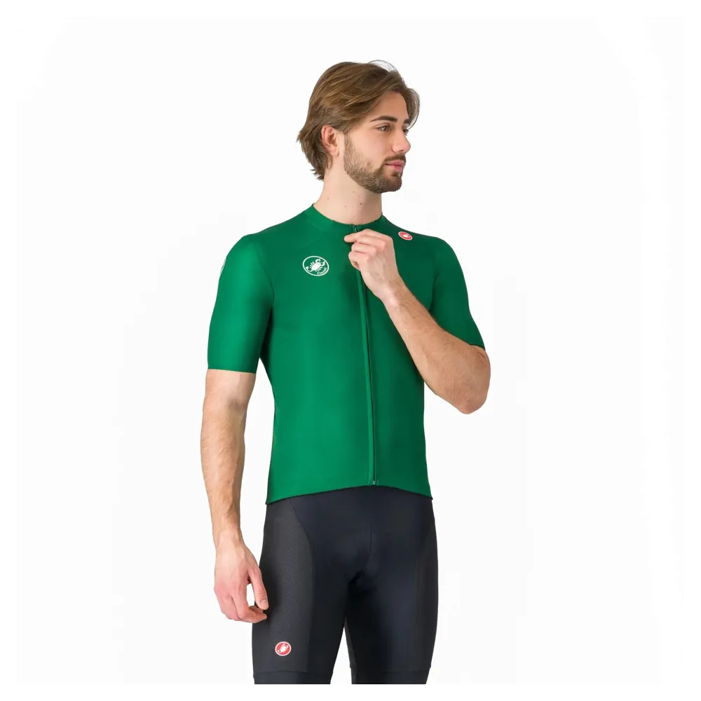 uPRISE Bikes Castelli Vintage Giro D'Italia Men's Short Sleeve Jersey - Verde Verdeggiante | Price match, 365 day returns, 18-Month Warranty, Finance Available & Free UK Delivery