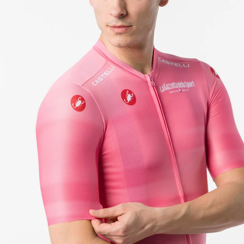 Castelli Giro109 Competizione 4 Men's Short Sleeve Jersey - Rosa Giro-3