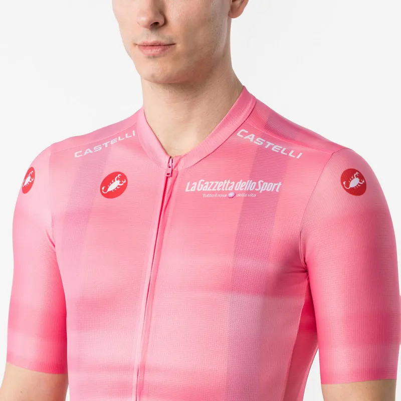 Castelli Giro109 Competizione 4 Men's Short Sleeve Jersey - Rosa Giro-2