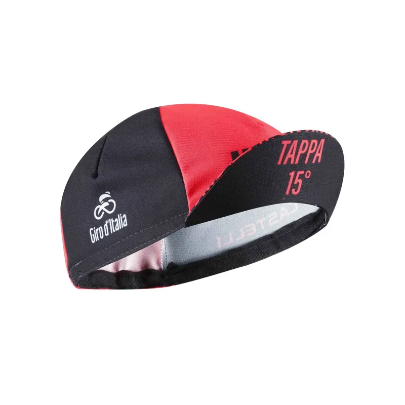 Castelli Giro109 Tappa Cycling Cap - Black/Red-1