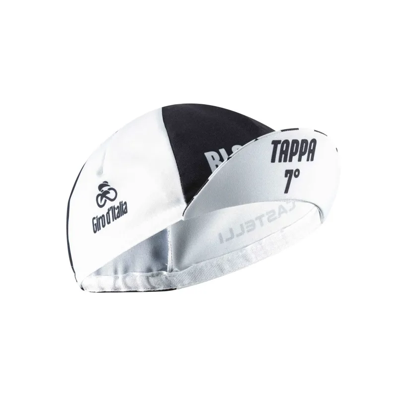 Castelli Giro109 Tappa Cycling Cap - White/Black-1