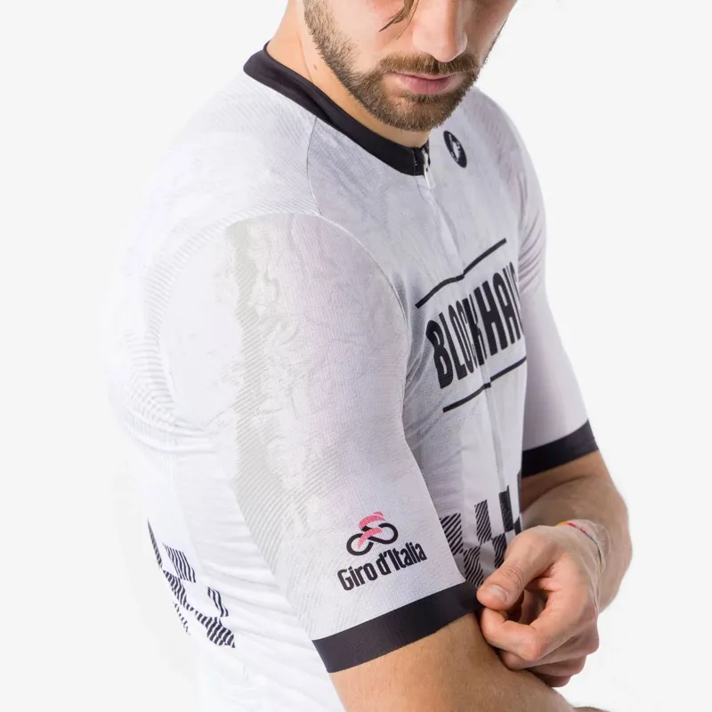 Castelli Giro109 Blockhaus Men's Short Sleeve Jersey - White/Black-5