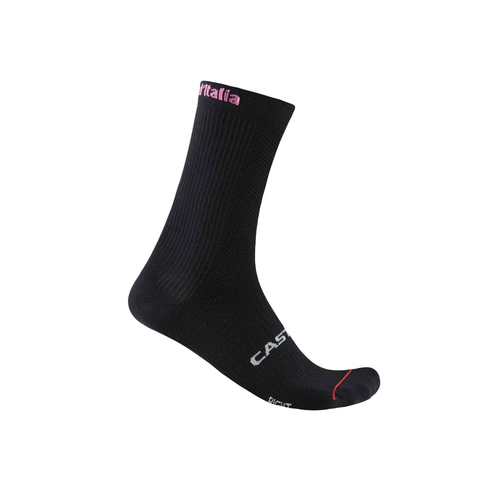 uPRISE Bikes Castelli Giro109 Logo 18 Socks - Nero | Price match, 365 day returns, 18-Month Warranty, Finance Available & Free UK Delivery