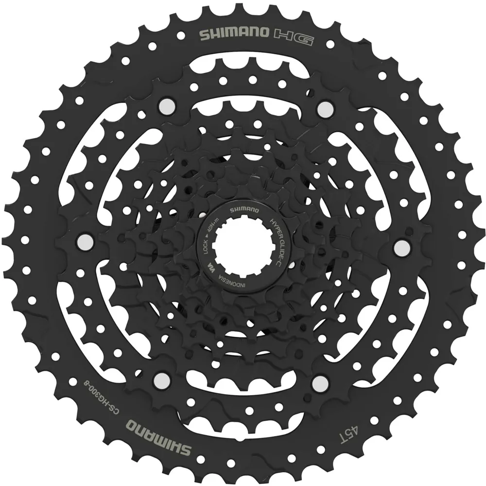 uPRISE Bikes Shimano CS-HG300 Essa 8 Speed Cassette - 11 - 45T | Price match, 365 day return s, 18-Month Warranty, Finance Available & Free UK Delivery