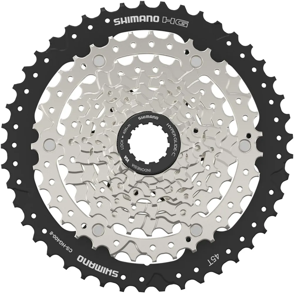 uPRISE Bikes Shimano Acera CS-HG400 8 Speed Cassette - 11 - 45T | Price match, 365 day return s, 18-Month Warranty, Finance Available & Free UK Delivery
