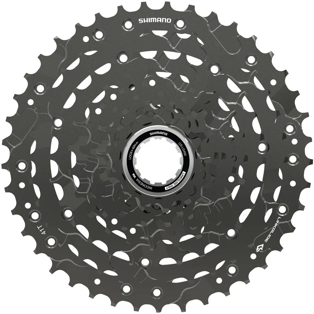 uPRISE Bikes Shimano CUES CS-LG400-9 Link Glide 9-Speed Cassette - 11 - 41T | Price match, 365 day return s, 18-Month Warranty, Finance Available & Free UK Delivery