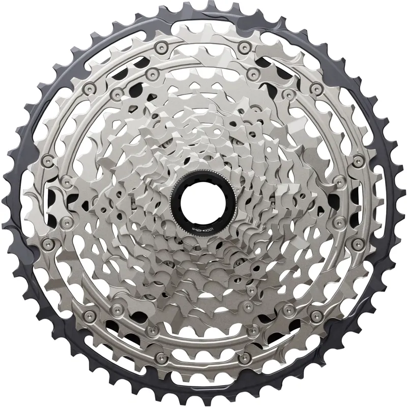 Shimano CS-M7200 Deore 12-speed Cassette - 10-51T - Silver/Black
