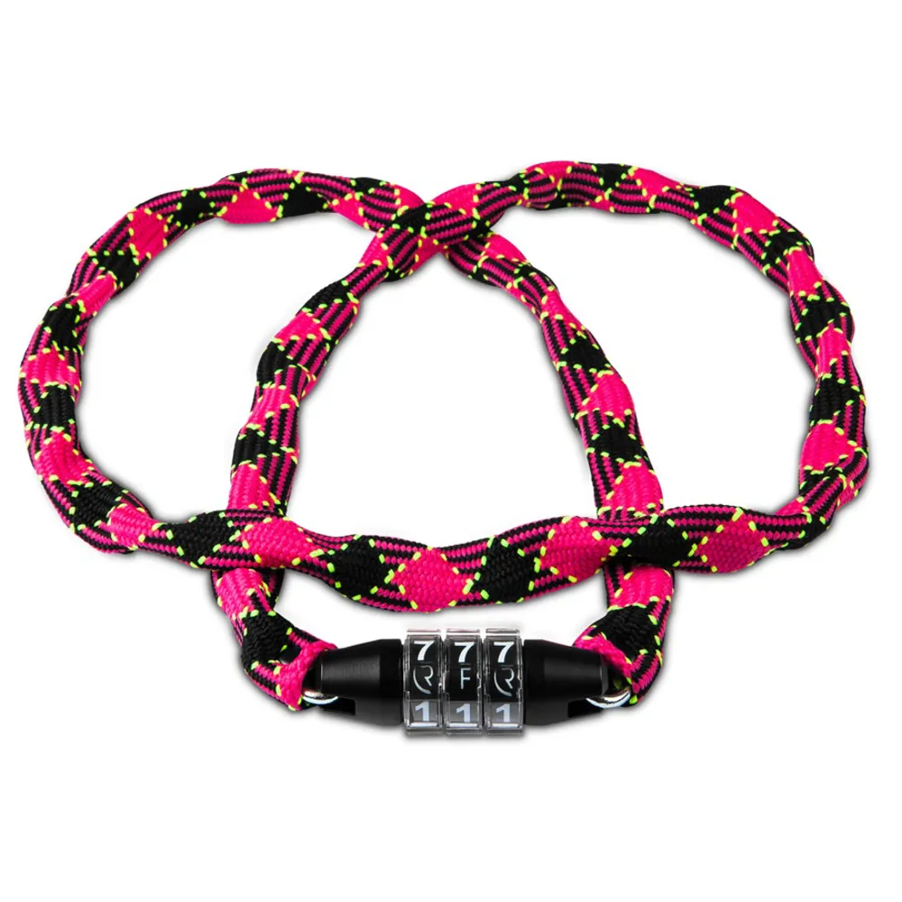 uPRISE Bikes Cube RFR CMPT Kids' Combination Chain Lock - Neon Pink/Black | Price match, 365 day return s, 18-Month Warranty, Finance Available & Free UK Delivery