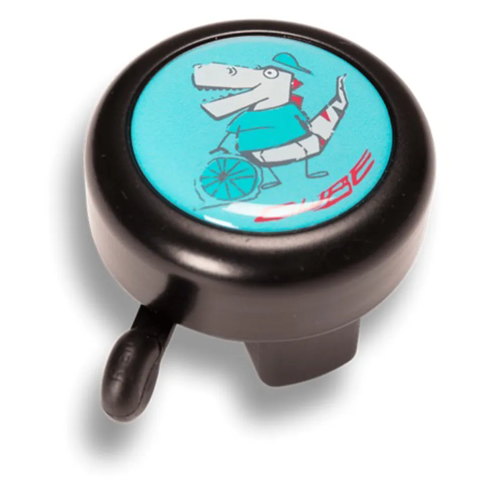 uPRISE Bikes Cube Bell Friends Kids Bell - Dino | Price match, 365 day return s, 18-Month Warranty, Finance Available & Free UK Delivery