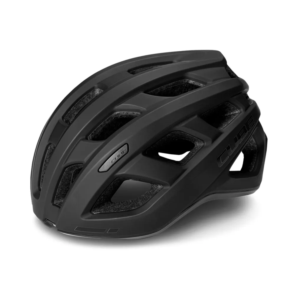 uPRISE Bikes Cube Road Race Helmet - Black | Price match, 365 day return s, 18-Month Warranty, Finance Available & Free UK Delivery