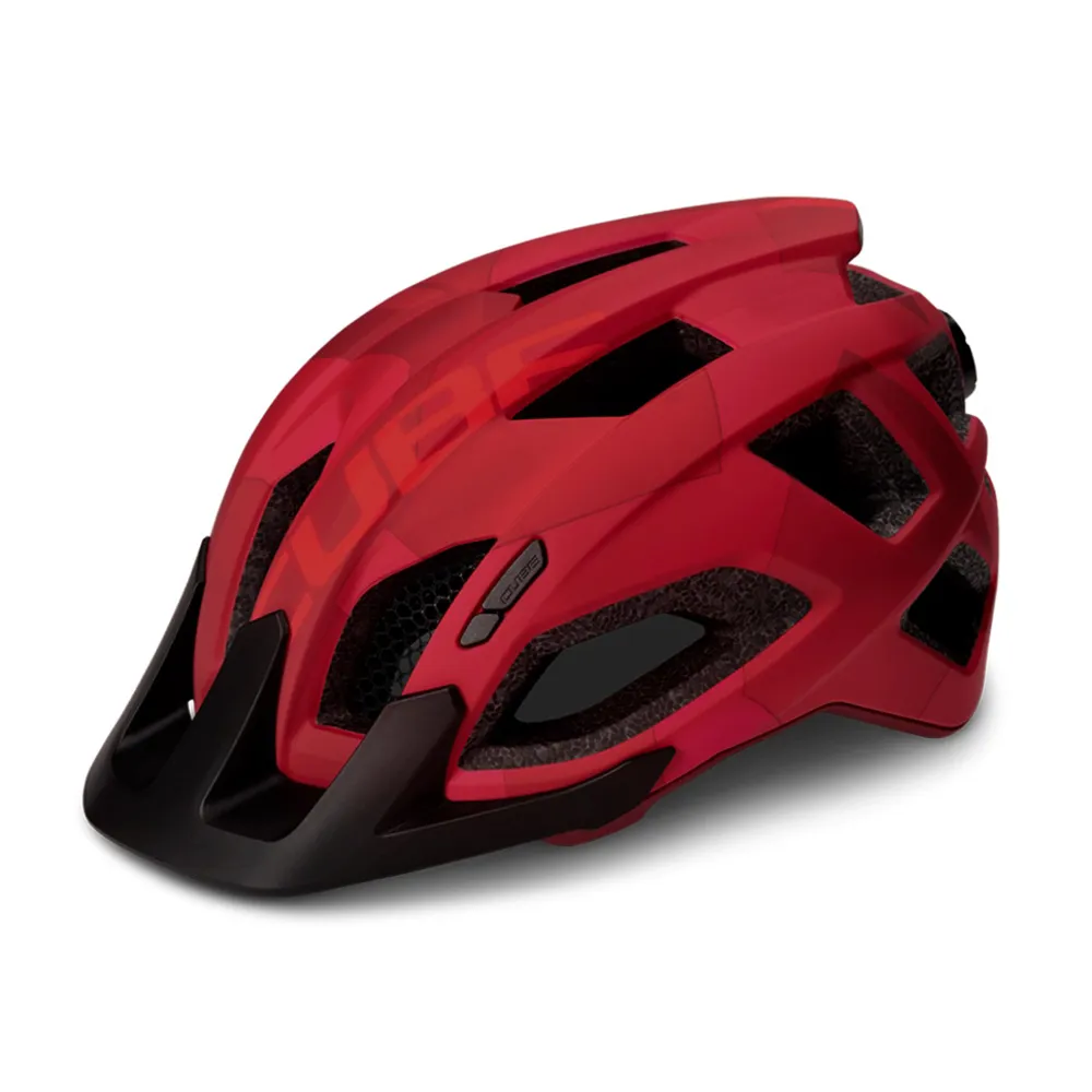 uPRISE Bikes Cube Pathos MTB Helmet - Red | Price match, 365 day return s, 18-Month Warranty, Finance Available & Free UK Delivery