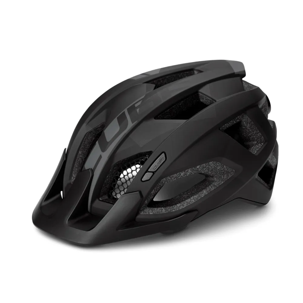uPRISE Bikes Cube Pathos MTB Helmet - Black/Grey | Price match, 365 day return s, 18-Month Warranty, Finance Available & Free UK Delivery
