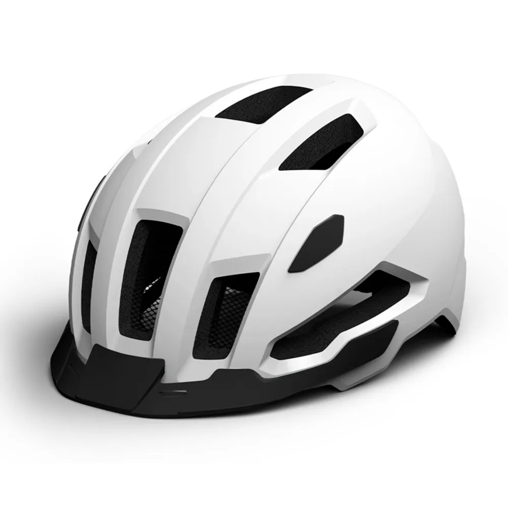 uPRISE Bikes Cube Helmet Evoy Hybrid Urban Helmet - White | Price match, 365 day return s, 18-Month Warranty, Finance Available & Free UK Delivery