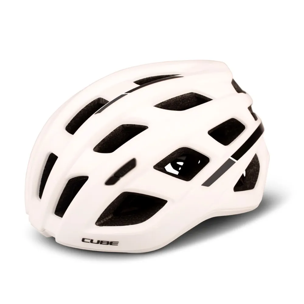 uPRISE Bikes Cube Road Race Helmet - White | Price match, 365 day return s, 18-Month Warranty, Finance Available & Free UK Delivery