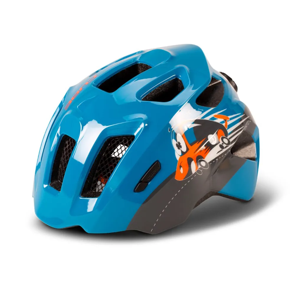 uPRISE Bikes Cube Fink Kids Helmet - Blue | Price match, 365 day return s, 18-Month Warranty, Finance Available & Free UK Delivery
