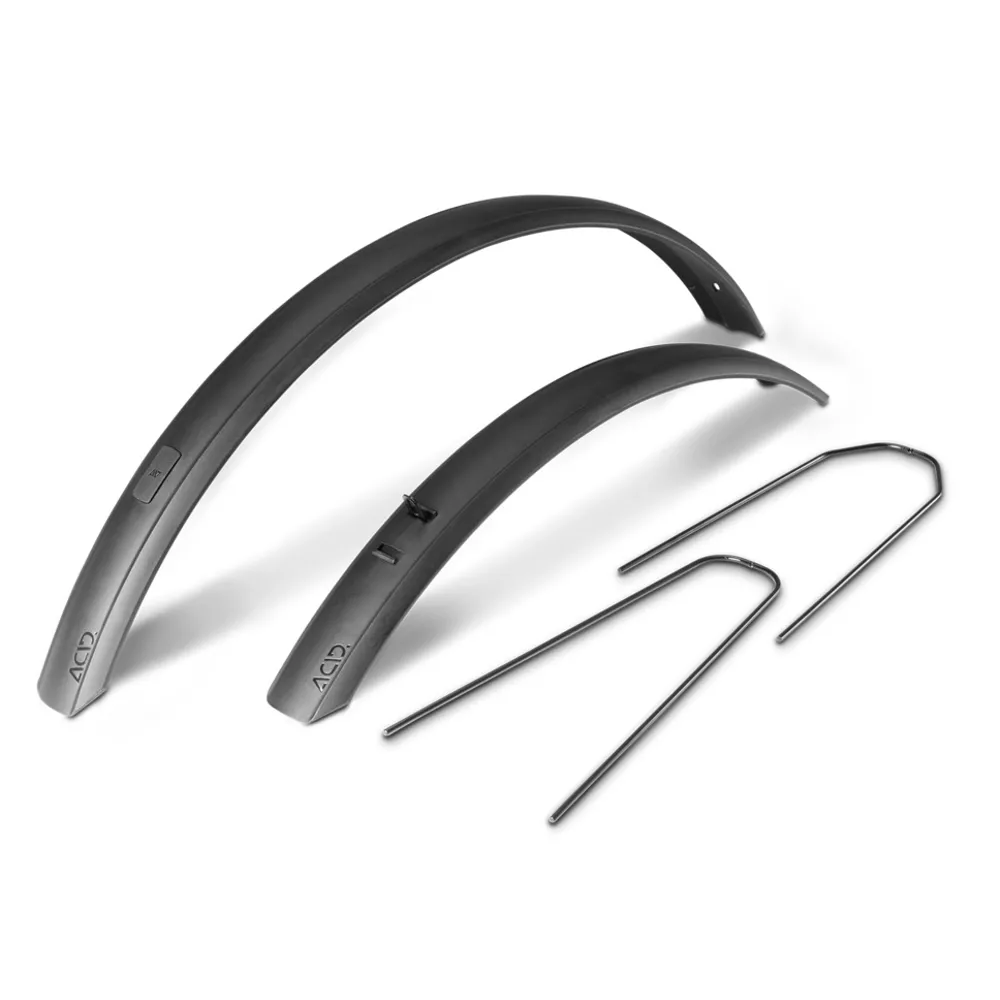 uPRISE Bikes Cube Acid MTB 60 Mudguard Set with Stays - Black | Price match, 365 day return s, 18-Month Warranty, Finance Available & Free UK Delivery