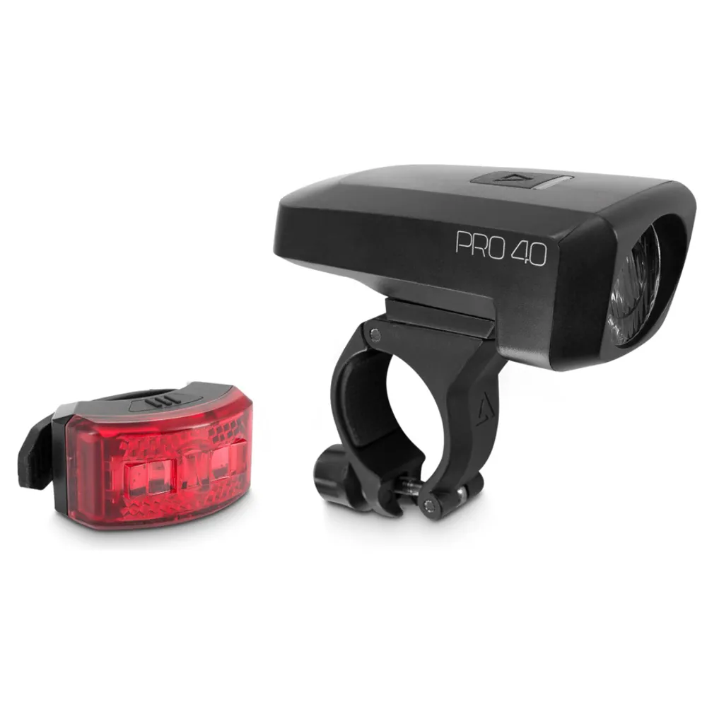 uPRISE Bikes Cube Acid Pro 40 Light Set - Black | Price match, 365 day return s, 18-Month Warranty, Finance Available & Free UK Delivery