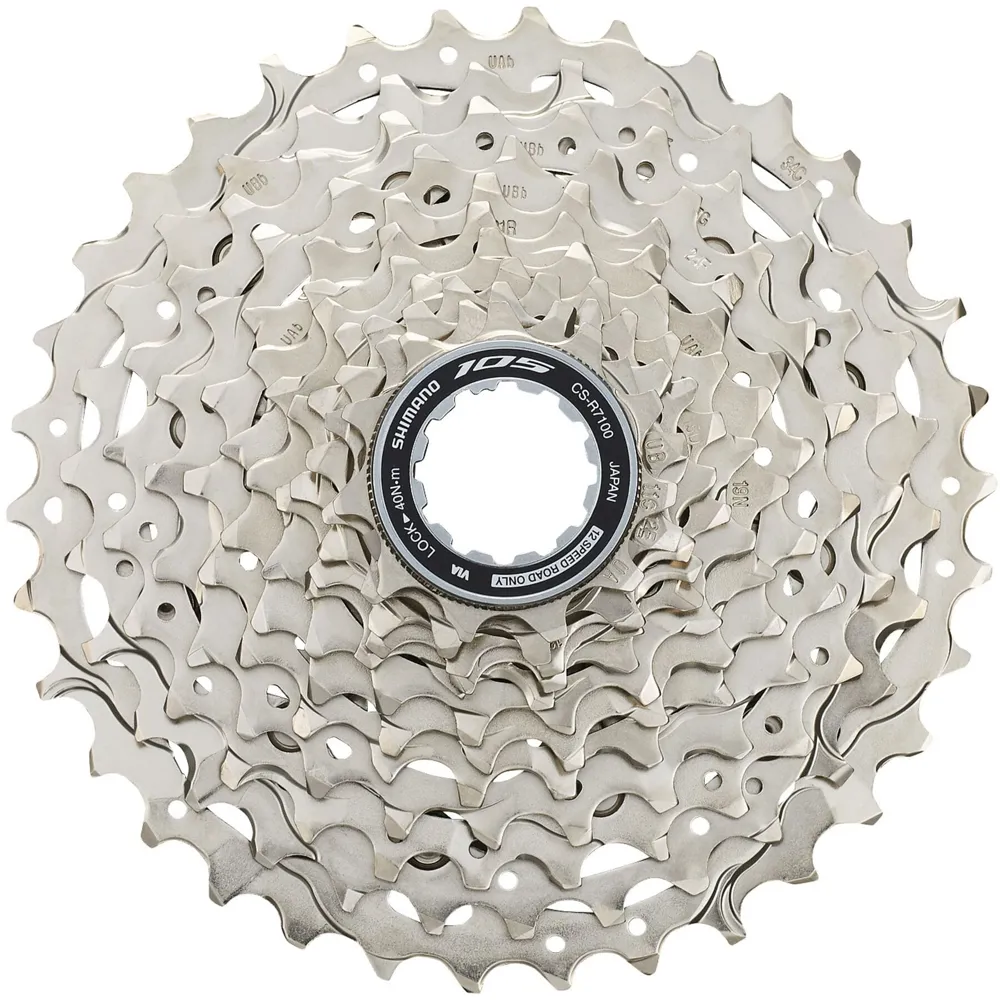 uPRISE Bikes Shimano CS-R7101 105 12-speed cassette - 11 - 34T | Price match, 365 day return s, 18-Month Warranty, Finance Available & Free UK Delivery