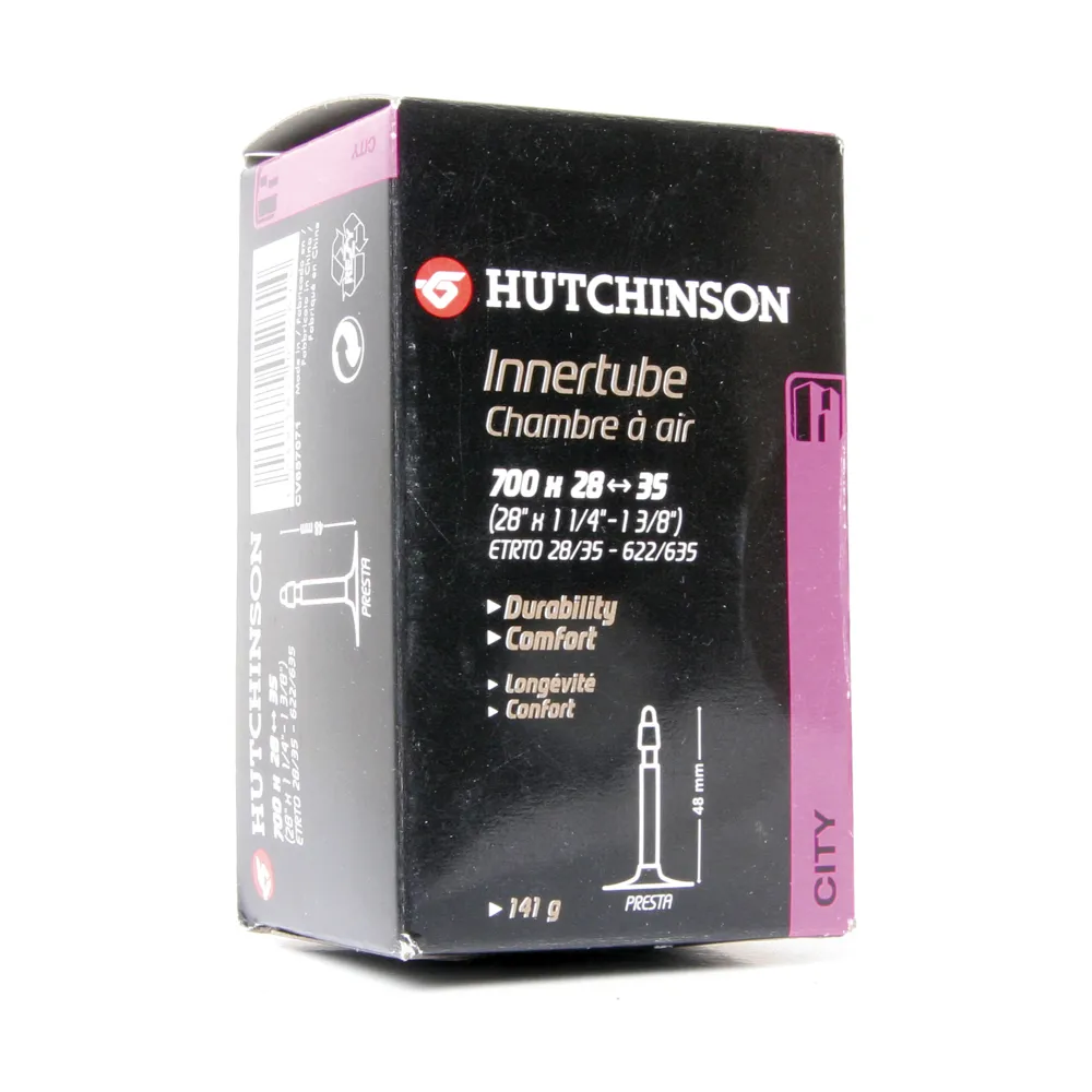 uPRISE Bikes Hutchinson Standard City Tube - 700 � 28 - 35 - 48mm Presta | Price match, 365 day return s, 18-Month Warranty, Finance Available & Free UK Delivery