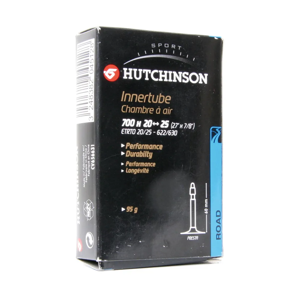 uPRISE Bikes Hutchinson Standard Road Tube - 700 � 20 - 25 - 80mm Presta | Price match, 365 day return s, 18-Month Warranty, Finance Available & Free UK Delivery