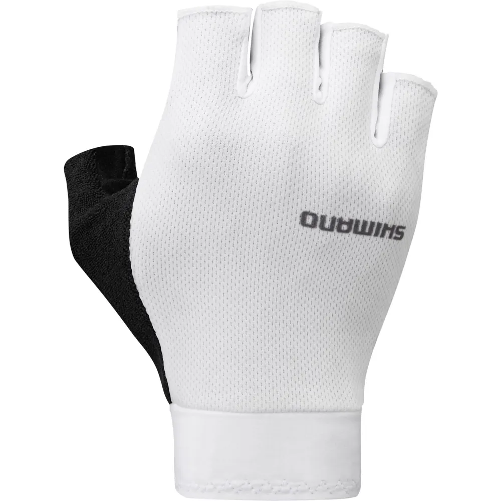 uPRISE Bikes Shimano Explorer Gel Mitt Gloves - White | Price match, 365 day returns, 18-Month Warranty, Finance Available & Free UK Delivery