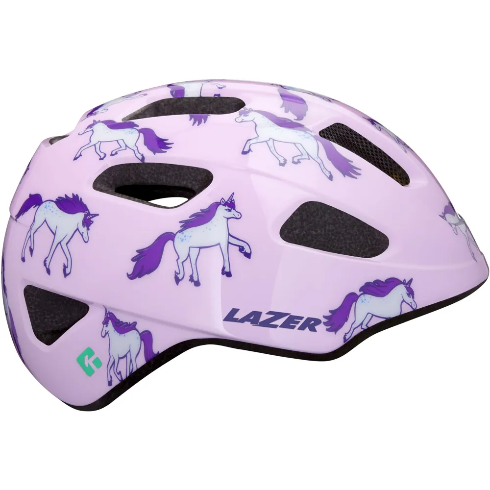 uPRISE Bikes Lazer NutZ KinetiCore 2.0 Youth Helmet - 50-56cm - Pink Unicorn | Price match, 365 day return s, 18-Month Warranty, Finance Available & Free UK Delivery