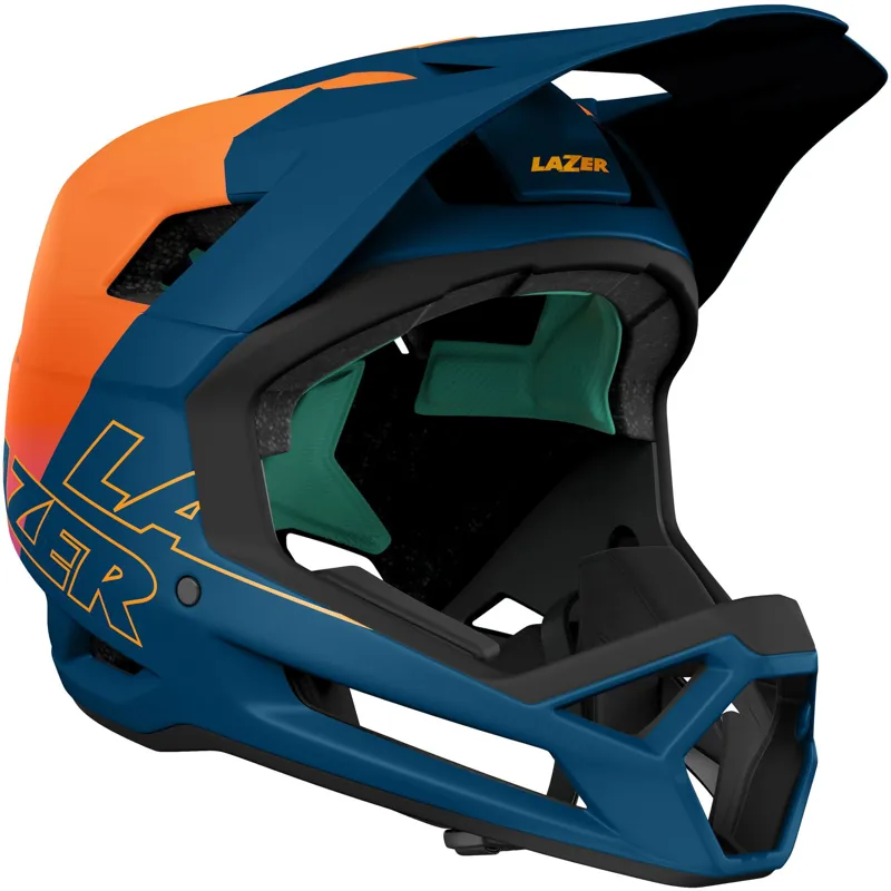 Lazer Cage KinetiCore Full Face MTB Helmet - Matt Twilight-1