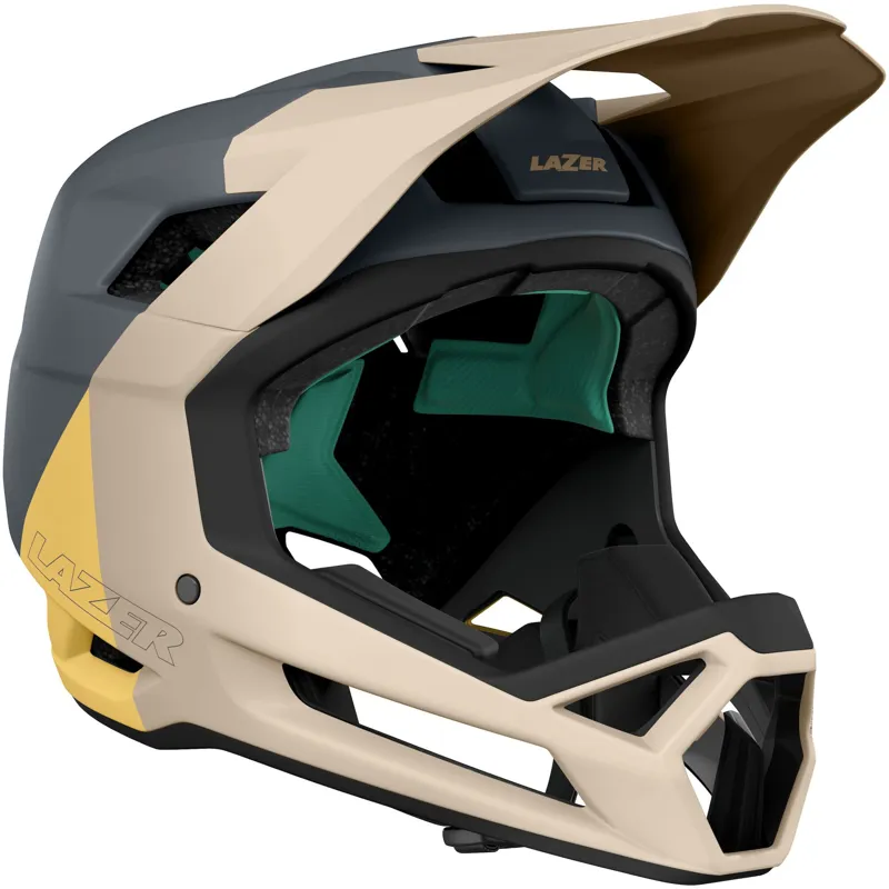 Lazer Cage KinetiCore Full Face MTB Helmet - Matt Sand-1