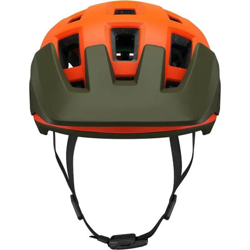 Lazer Coyote KinetiCore MTB Helmet - Matt Orange/Green-1