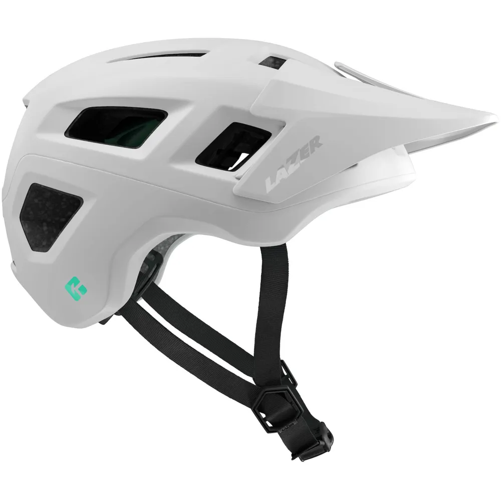 uPRISE Bikes Lazer Coyote KinetiCore MTB Helmet - Matt White | Price match, 365 day return s, 18-Month Warranty, Finance Available & Free UK Delivery