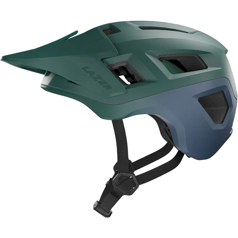 Lazer Coyote KinetiCore MTB Helmet - Green/Blue-3