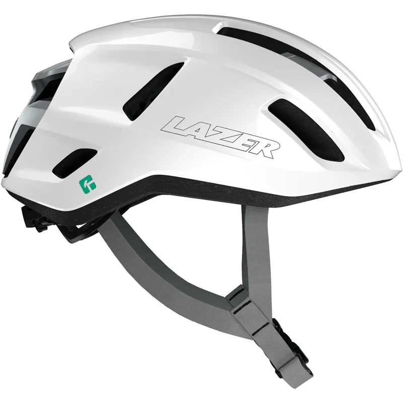 Lazer Sphere KinetiCore Road Helmet - White/Silver