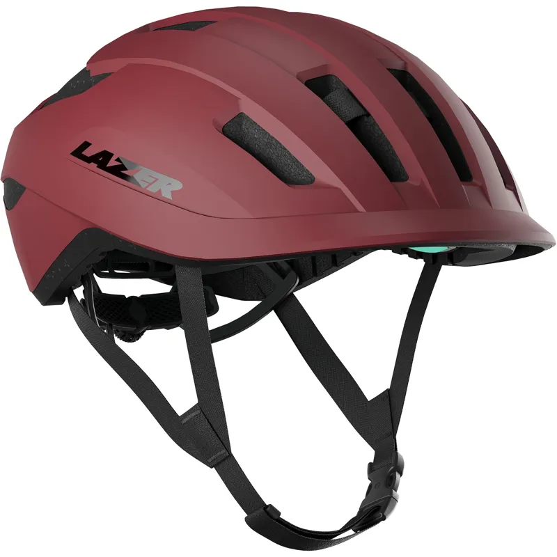 Lazer Compact KinetiCore Urban Helmet - 54-61cm  - Matt Garnet Red