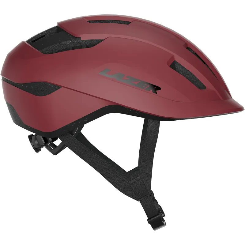 Lazer Compact KinetiCore Urban Helmet - 54-61cm  - Matt Garnet Red-1