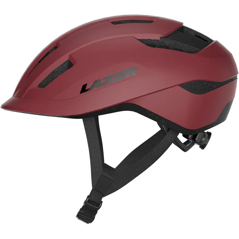 Lazer Compact KinetiCore Urban Helmet - 54-61cm  - Matt Garnet Red-3